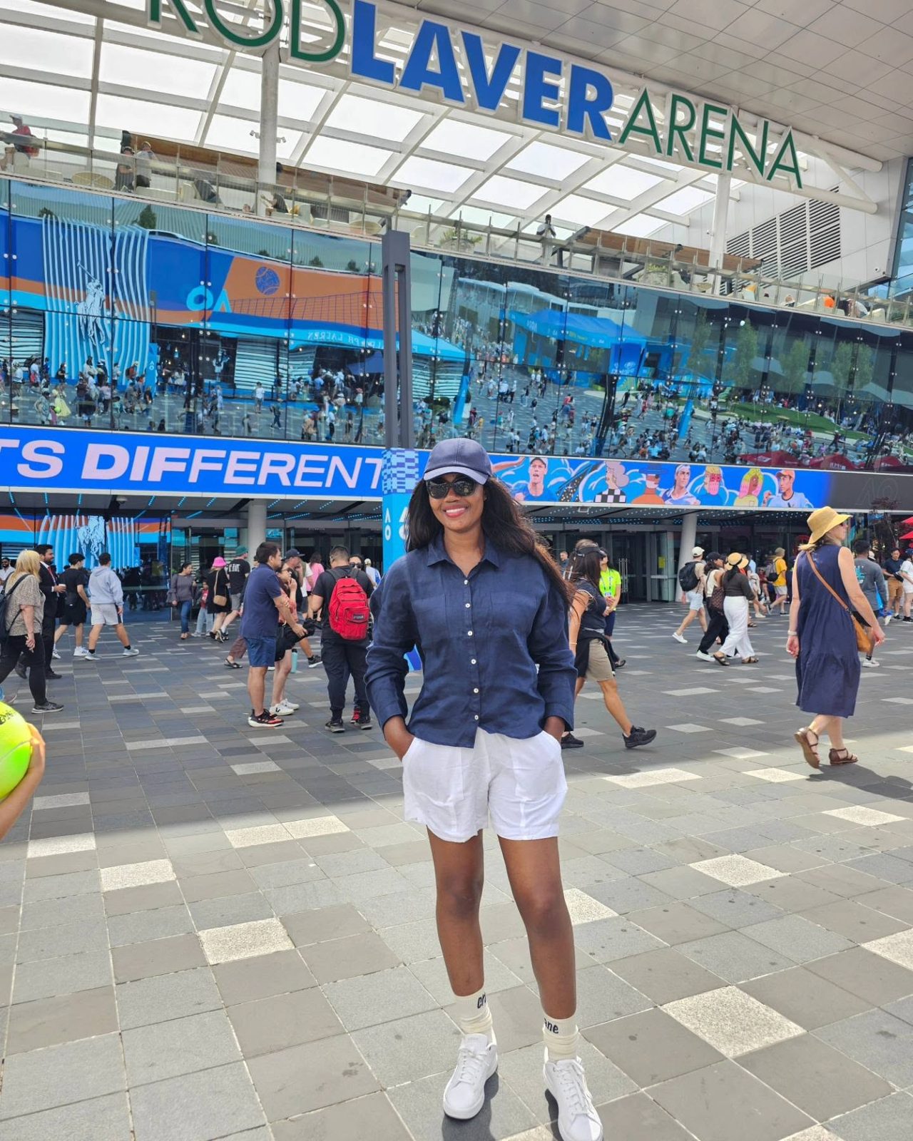 Kadine Reynolds at the Australian Open, Melbourne