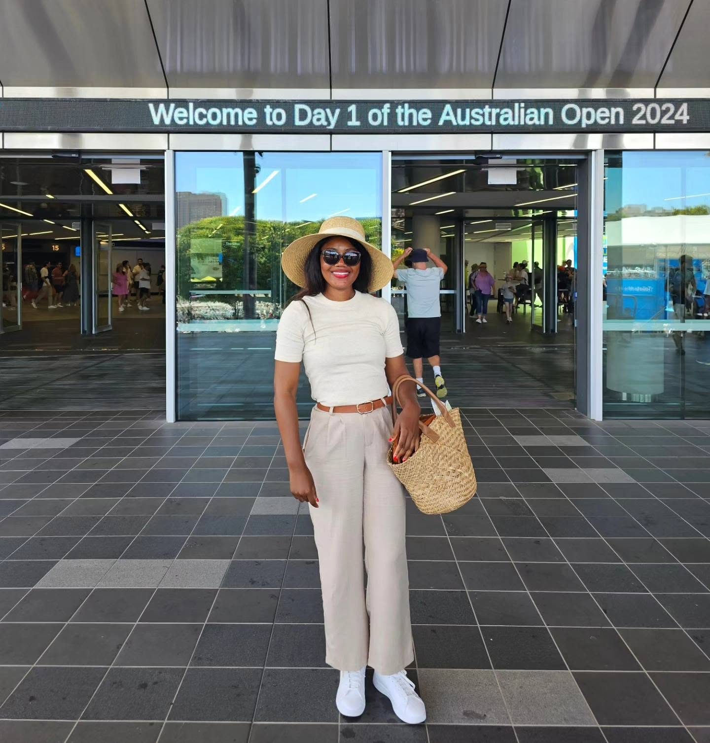Kadine Reynolds at the Australian Open, Melbourne, second look