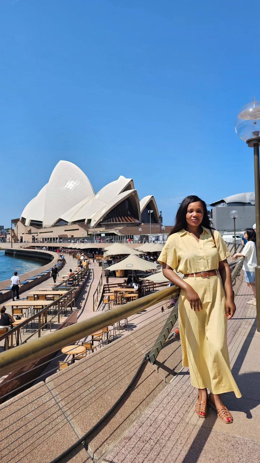 Kadine Reynolds at the Sydney Opera House, Australia