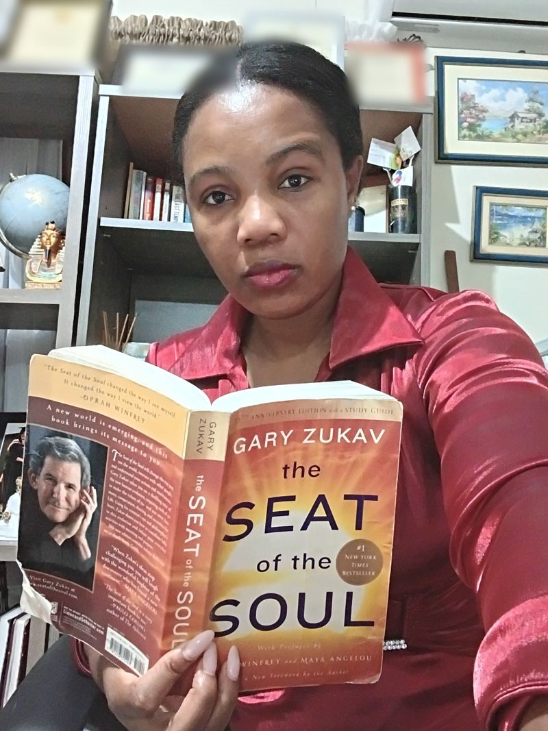 Kadine Reynolds reading The Seat of the Soul by Gary Zukav