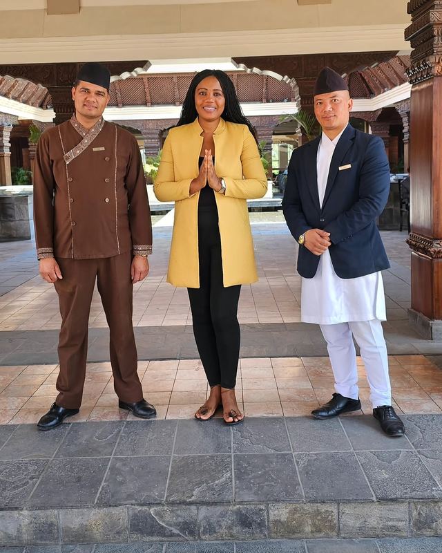 Kadine Reynolds: Welcomed at the Hyatt Regency, Kathmandu, Nepal