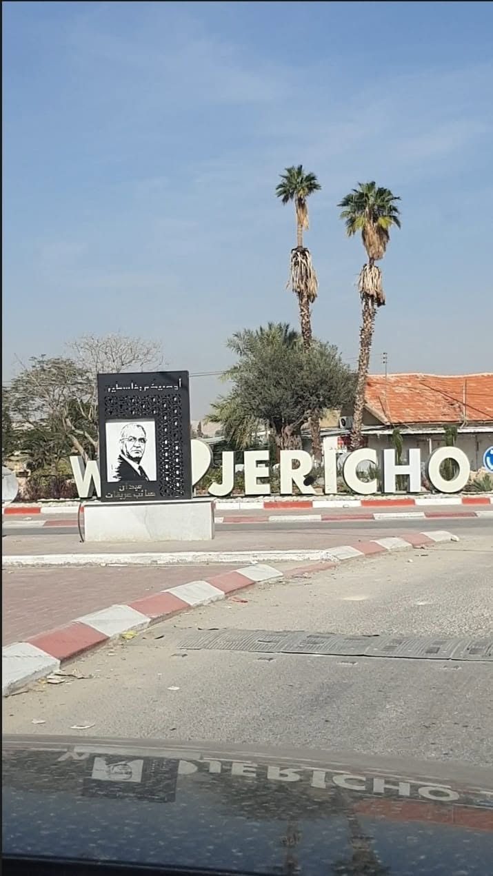 The Welcome to Jericho sign, Palestine
